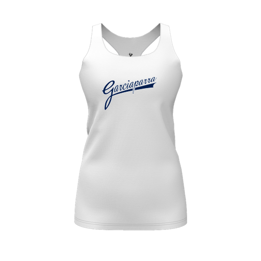 [FT0TRBWH-FYS-LOGO2] Decker Racerback Tank Top (Female Youth S, White, Logo 2)