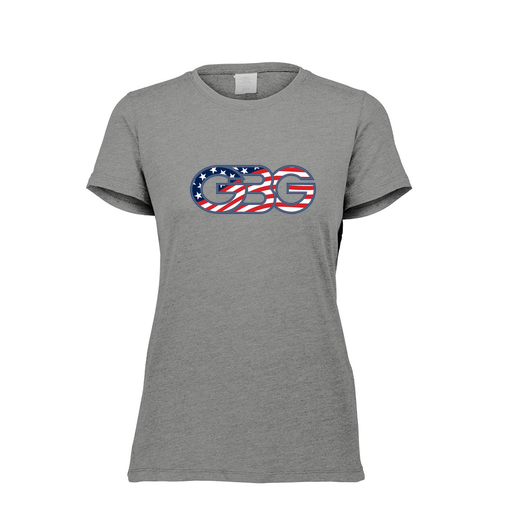 [FTSCUBGY-FAXS-LOGO1] Decker Women's Tri-Blend T-Shirt - Short Sleeve (Female Adult XS, Gray, Logo 1)
