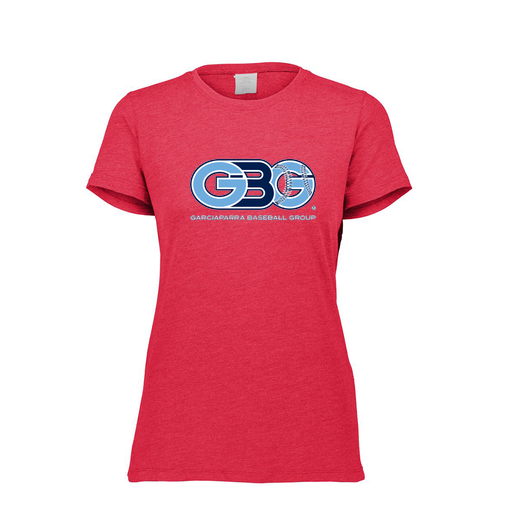 [FTSCUBRD-FAXS-LOGO3] Decker Women's Tri-Blend T-Shirt - Short Sleeve (Female Adult XS, Red, Logo 3)