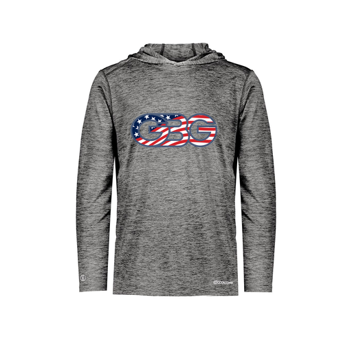 [FOLHCGBK-AS-LOGO1] Decker Men's Charge Hoodie (Adult S, Black, Logo 1)