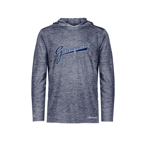 [FOLHCGNV-YS-LOGO2] Decker Youth Charge Hoodie (Youth S, Navy, Logo 2)