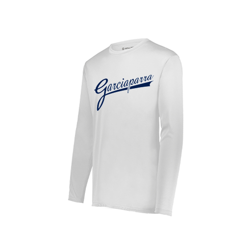 [222822.005.XS-LOGO2] Men's LS Smooth Sport Shirt (Adult XS, White, Logo 2)