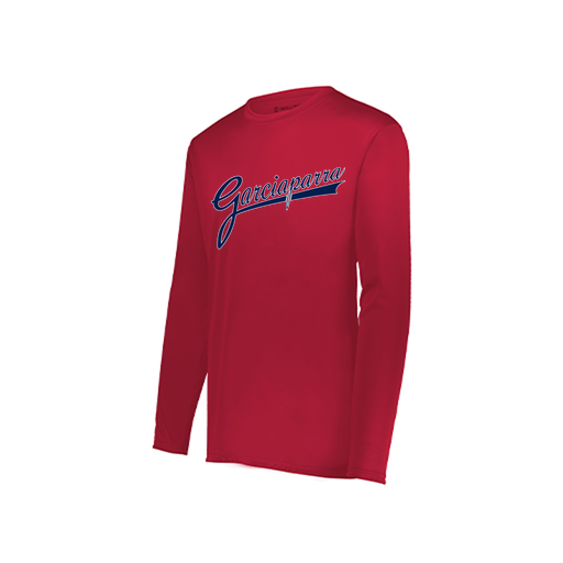 [222822.083.XS-LOGO2] Men's LS Smooth Sport Shirt (Adult XS, Red, Logo 2)
