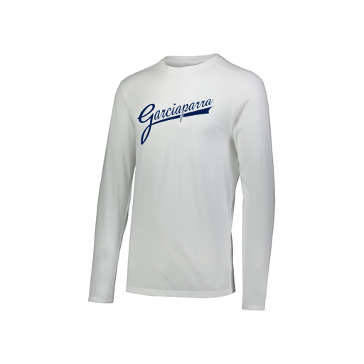 [FTLCUBWH-YS-LOGO2] Decker Youth Tri-Blend T-Shirt - Long Sleeve (Youth S, White, Logo 2)